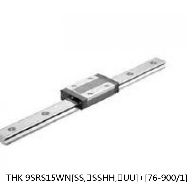 9SRS15WN[SS,​SSHH,​UU]+[76-900/1]L[H,​P]M THK Miniature Linear Guide Caged Ball SRS Series