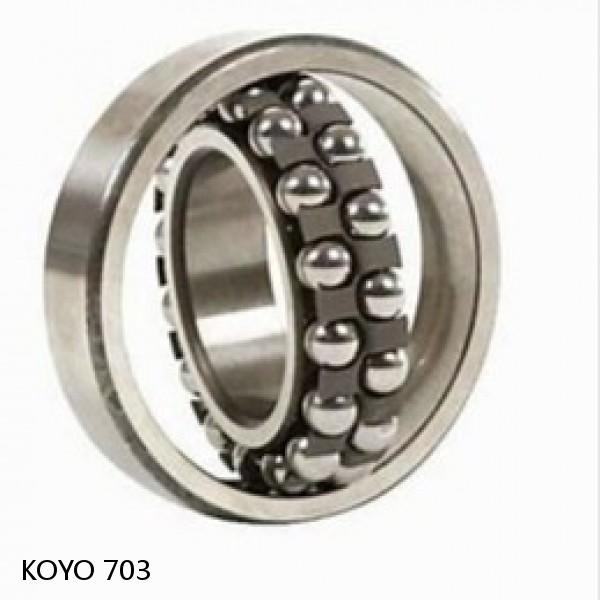 703 KOYO Single-row, matched pair angular contact ball bearings