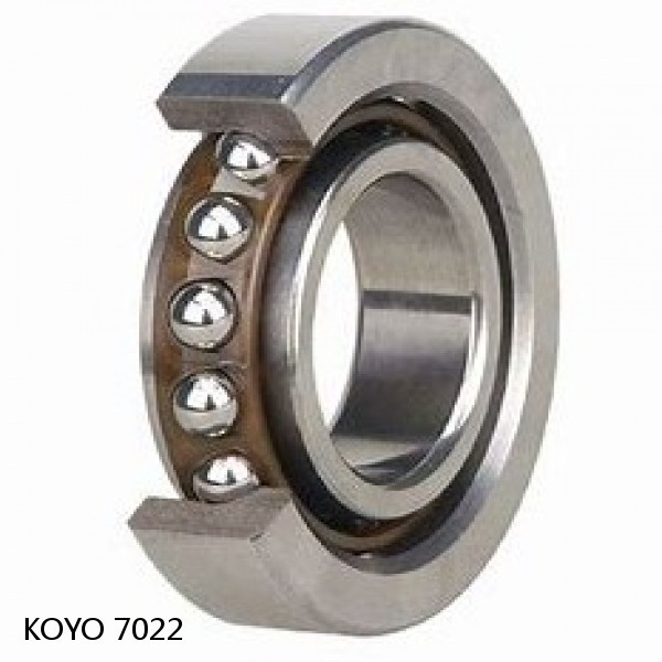 7022 KOYO Single-row, matched pair angular contact ball bearings