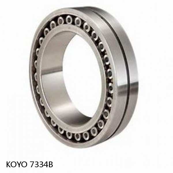 7334B KOYO Single-row, matched pair angular contact ball bearings