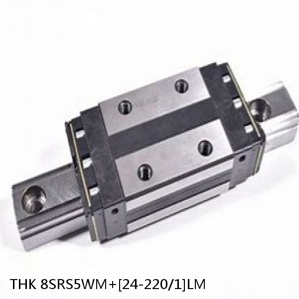 8SRS5WM+[24-220/1]LM THK Miniature Linear Guide Caged Ball SRS Series