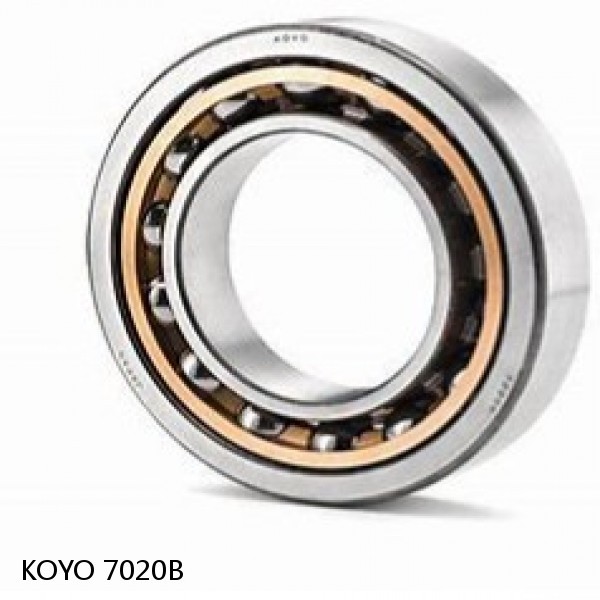 7020B KOYO Single-row, matched pair angular contact ball bearings