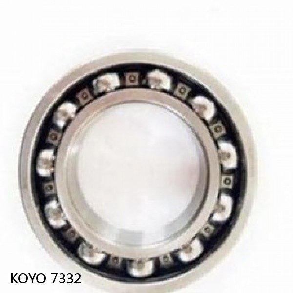 7332 KOYO Single-row, matched pair angular contact ball bearings